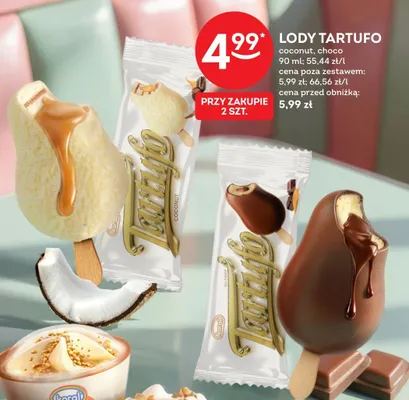 Lody Koral Tartufo choco promocja w Żabka