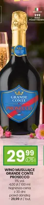Wino musujące GRANDE CONTE PROSECCO promocja w Twój Market