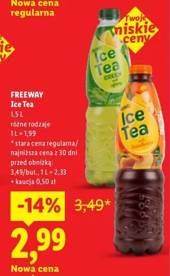 Ice Tea Green Freeway promocja w Lidl