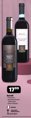 Wino czerwone Borelli Nero d'Avola promocja w Netto