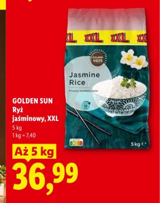 Ryż jaśminowy GOLDEN SUN XXL promocja w Lidl