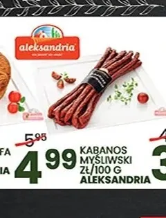 Kabanos myśliwski Aleksandria promocja w Wafelek