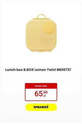 Lunch box B.BOX Lemon Twist promocja w Media Expert