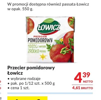 Przecier pomidorowy Łowicz promocja w Makro