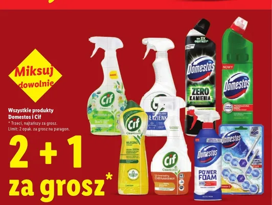 Piana do WC Domestos Power Foam promocja w Lidl