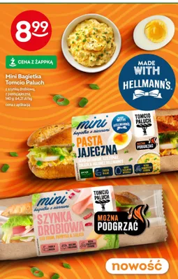 Mini bagietka Tomcio Paluch z pastą jajeczną promocja w Żabka