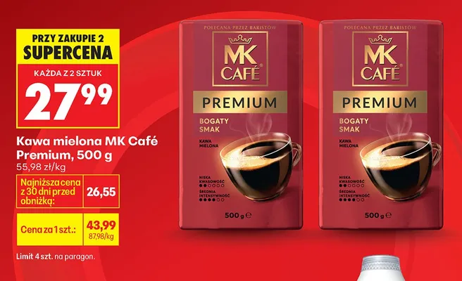 Kawa mielona MK Café Premium promocja w Biedronka