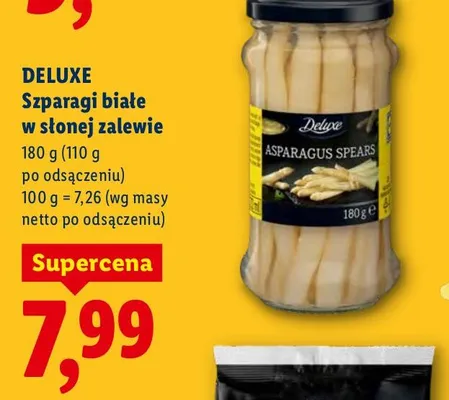 Szparagi białe w słonej zalewie promocja w Lidl