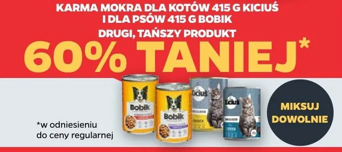 Karma mokra dla kotów promocja w Netto