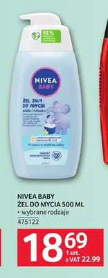 Żel do mycia Nivea Baby 500 ml promocja w Selgros