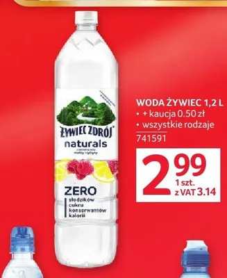 Woda Żywiec Zdrój Naturals promocja w Selgros