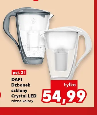 Dzbanek szklany Crystal LED 2 l Dafi promocja w Kaufland
