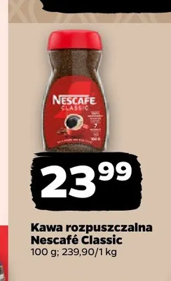 Kawa rozpuszczalna Nescafé Classic promocja w Netto