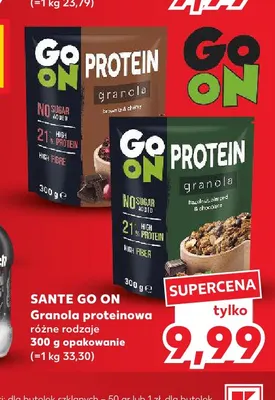 Granola proteinowa Sante Go On promocja w Kaufland