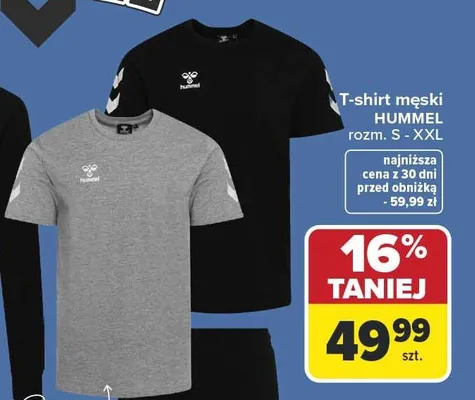 T-shirt męski rozm. S - XXL promocja w Carrefour