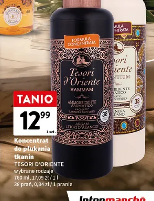 Koncentrat do płukania tkanin Tesori d'Oriente Hammam promocja w Intermarche