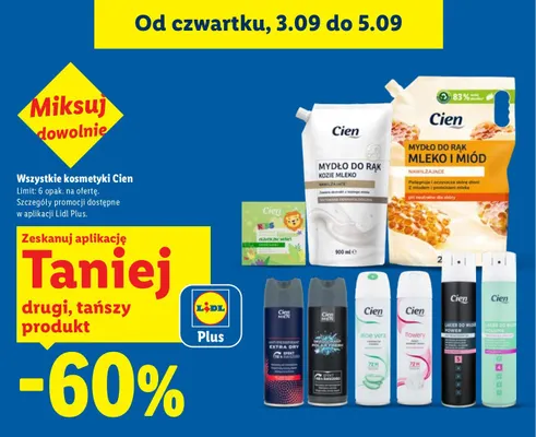 Antyperspirant Cien Flowery promocja w Lidl