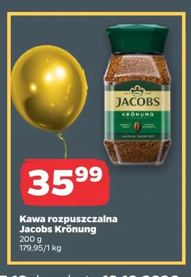 Kawa rozpuszczalna Jacobs Krönung promocja w Netto