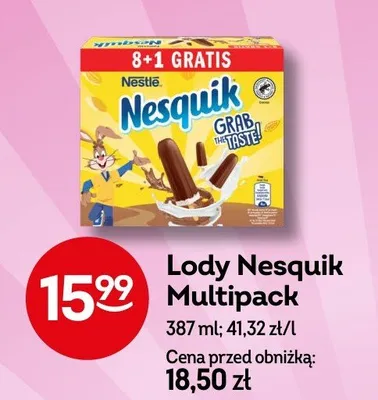 Lody Nesquik Multipack promocja w Żabka