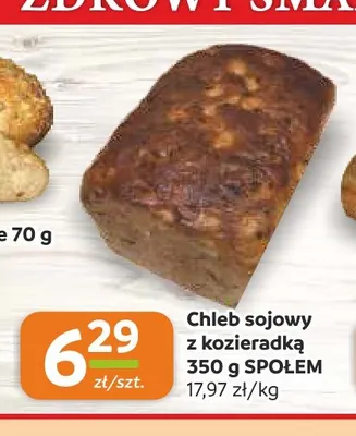 Chleb sojowy z kozieradką Społem promocja w Społem Częstochowa