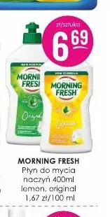 Płyn do mycia naczyń original Morning Fresh promocja w Drogerie Jasmin