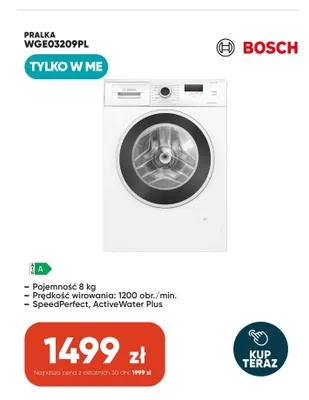 Pralka Bosch promocja w Max Elektro
