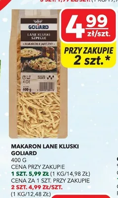Makaron Lane Kluski promocja w Top Market