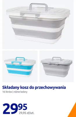 Składany kosz do przechowywania 16 l promocja w Action