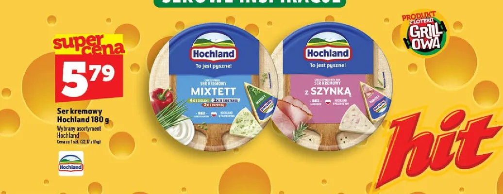 Ser kremowy Hochland promocja w TOPAZ