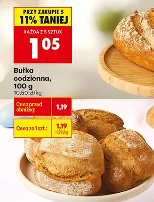 Bułka codzienna promocja w Biedronka