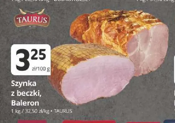 Szynka z beczki Taurus promocja w Marketvita
