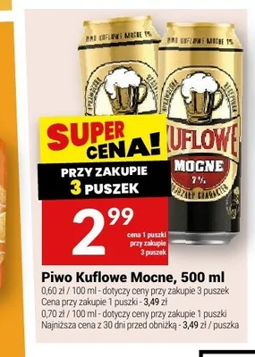 Piwo Kuflowe Mocne 500ml promocja w Twój Market