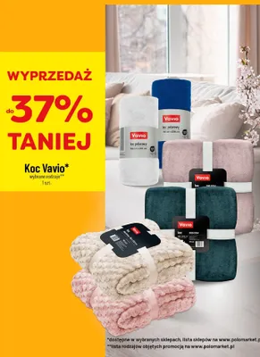 Koc polarowy promocja w POLOmarket