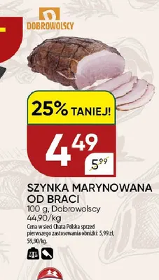 Szynka marynowana od Braci Dobrowolscy promocja w Chata Polska