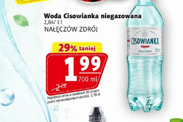 Woda niegazowana Cisowianka promocja w Prim Market