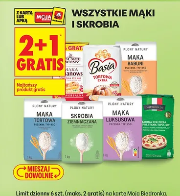 Mąka babuni razowa typ 620 promocja w Biedronka
