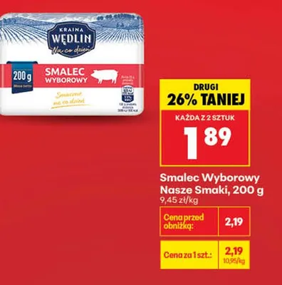 Smalec Wyborowy Nasze Smaki promocja w Biedronka