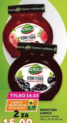 Konfitura z truskawek promocja w Euro Sklep