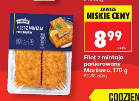 Filet z mintaja panierowany Marinero promocja w Biedronka