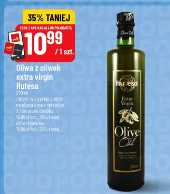 Oliwa z oliwek extra virgin promocja w POLOmarket