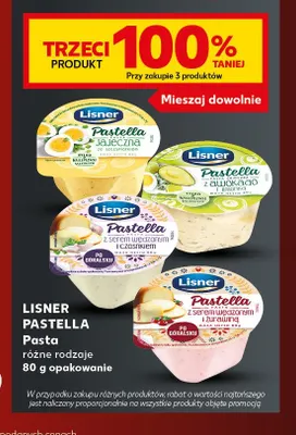Pasta Pastella Lisner promocja w Kaufland