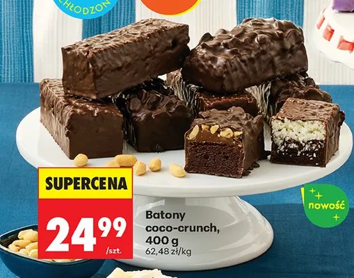 Batony coco-crunch promocja w Biedronka