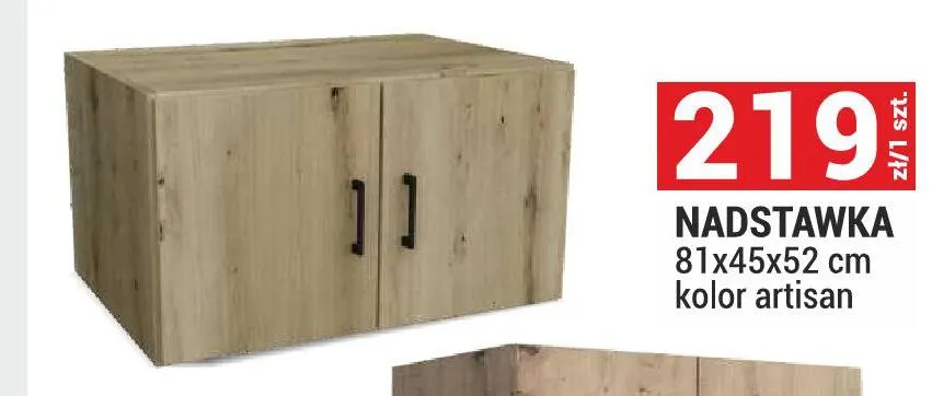 Nadstawka 81x45x52 cm promocja w Merkury Market