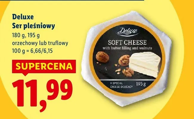 Ser pleśniowy truflowy promocja w Lidl