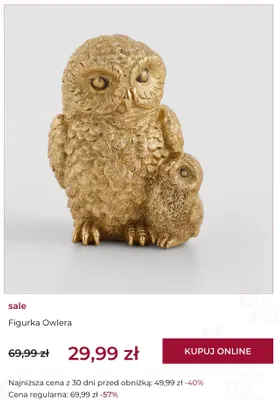 Figurka Owlera promocja w home&you