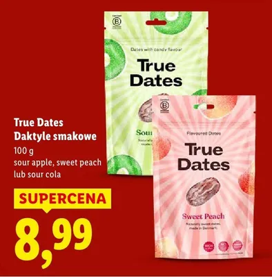 Daktyle smakowe sour cola promocja w Lidl