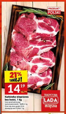 Karkówka wieprzowa bez kości promocja w Twój Market
