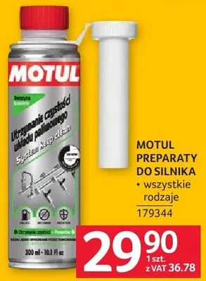 Preparaty do silnika MOTUL promocja w Selgros