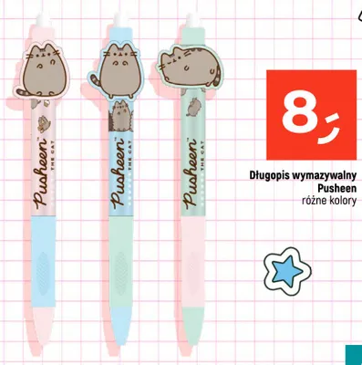 Długopis wymazywalny Pusheen promocja w Dealz