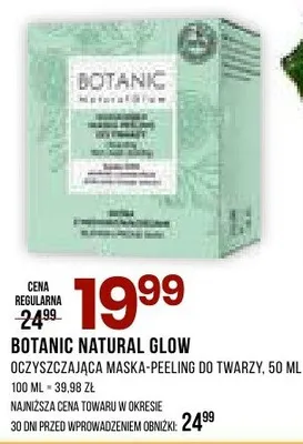 Oczyszczająca maska-peeling do twarzy Natural Glow promocja w Drogerie Natura